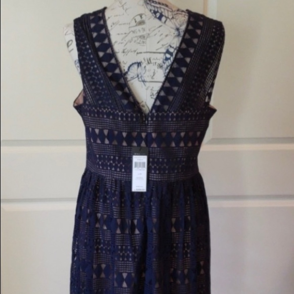 BCBG Maxazria Camielle dark navy dress